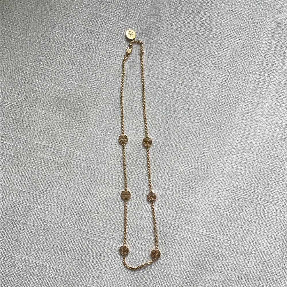 Authentic Tory Burch Gold Chain Necklace